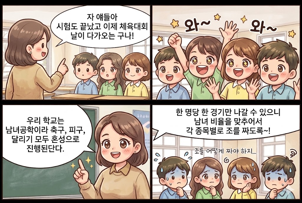 주제 도입 만화